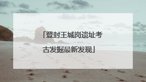 登封王城岗遗址考古发掘最新发现